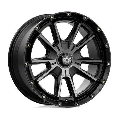KMC KM100 SYNC SATIN BLACK W/ GRAY TINT 6X135/5.5 20X9 +18 106.1HB