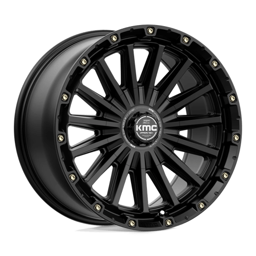 KMC KM102 SIGNAL SATIN BLACK 6X120/5.5 17X9 +18 78.1HB
