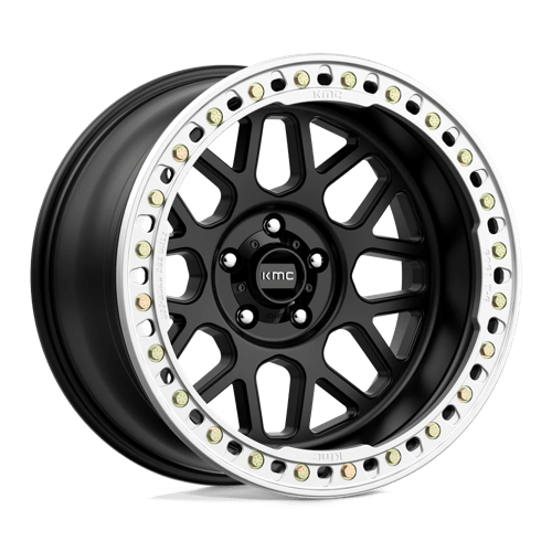 KMC KM235 GRENADE CRAWL BEADLOCK SATIN BLACK 5X5.0 20X10 -48 71.5HB