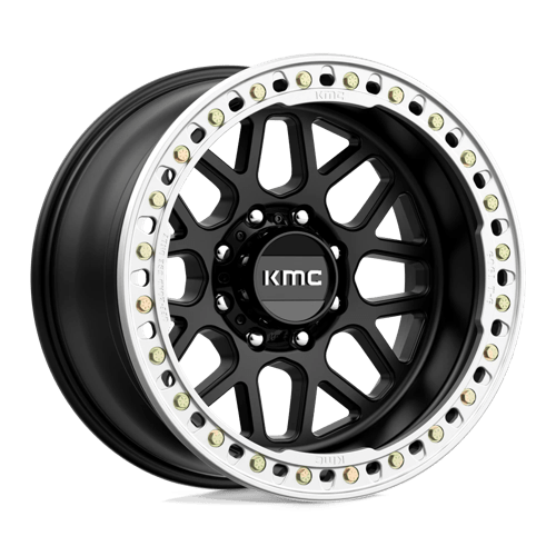 KMC KM235 GRENADE CRAWL BEADLOCK SATIN BLACK 8X6.5 20X10 -48 125.1HB
