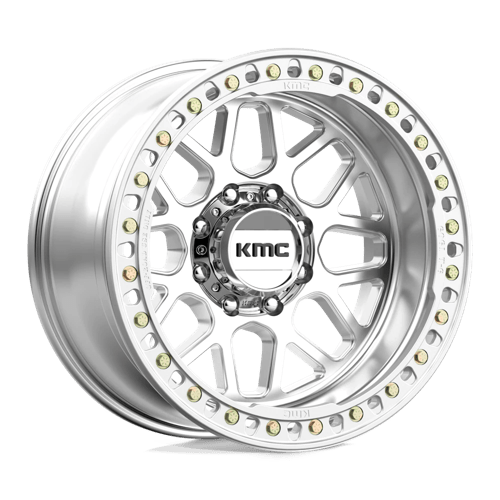 KMC KM235 GRENADE CRAWL BEADLOCK MACHINED 8X6.5 20X10 -48 125.1HB