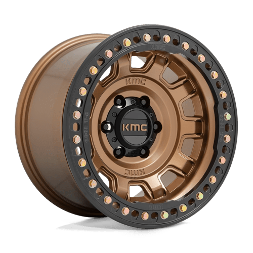 KMC KM236 TANK BEADLOCK MATTE BRONZE 5X5.0 17X9 -15 71.5HB