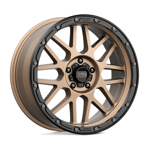 KMC KM535 GRENADE OFF-ROAD MATTE BRONZE W/ MATTE BLACK LIP 5X150 20X9 +18 110.1HB