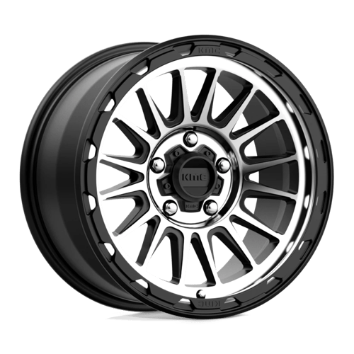 KMC KM542 IMPACT SATIN BLACK MACHINED 5X5.0 17X9 +18 71.5HB