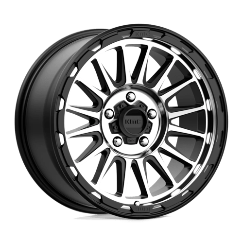 KMC KM542 IMPACT SATIN BLACK MACHINED 5X5.0 18X9 +18 71.5HB