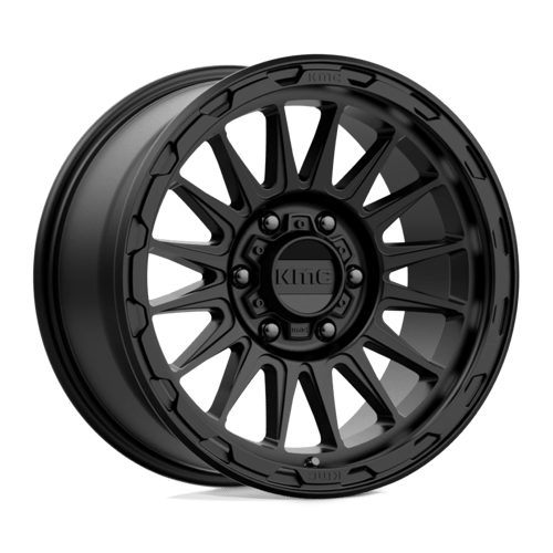 KMC KM542 IMPACT SATIN BLACK 6X4.5 18X9 +18 66.06HB