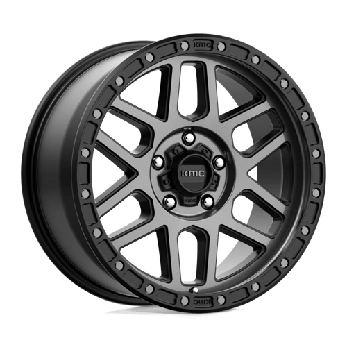 KMC KM544 MESA SATIN BLACK W/ GRAY TINT 5X5.0 18X9 +18 71.5HB