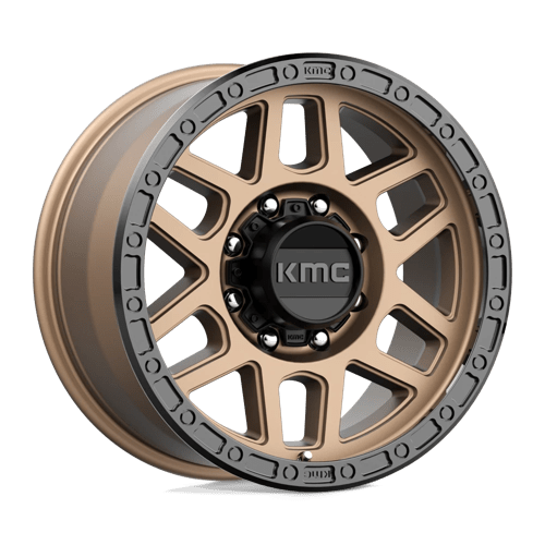 KMC KM544 MESA MATTE BRONZE W/ BLACK LIP 8X170 18X9 +18 125.1HB