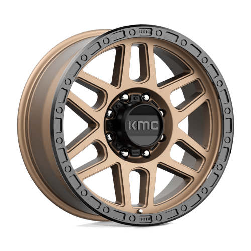 KMC KM544 MESA MATTE BRONZE W/ BLACK LIP 8X180 20X9 +18 124.2HB