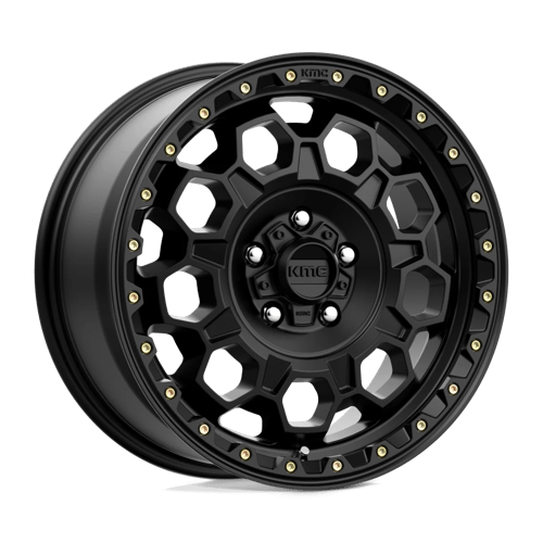 KMC KM545 TREK SATIN BLACK 6X5.5 17X8 +20 106.1HB