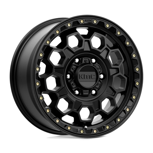 KMC KM545 TREK SATIN BLACK 6X5.5 17X8 +35 100.3HB
