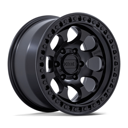 KMC KM550 RIOT SBL SATIN BLACK 5X5.0 17X8.5 +10 71.5HB