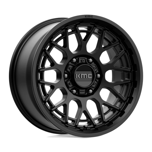 KMC KM722 TECHNIC SATIN BLACK 6X5.5 17X8.5 +18 106.1HB