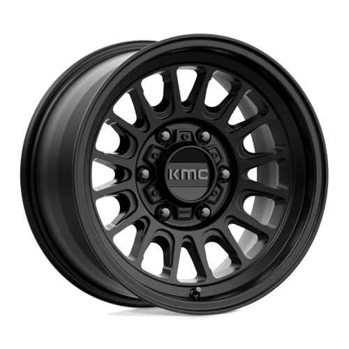 KMC KM724 IMPACT OL SATIN BLACK 5X5.0 17X8.5 +0 71.5HB