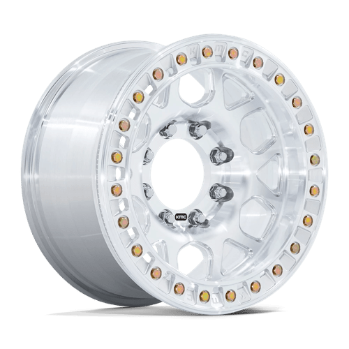 KMC KM450 MESA FORGED SLOTTED BEADLOCK RAW MACHINED 8X170 17X9 +25 125.1HB