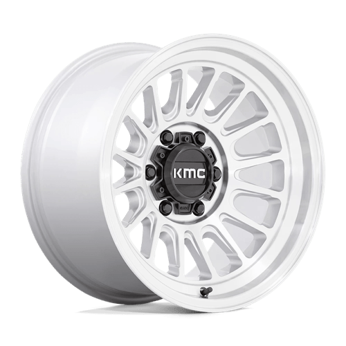 KMC KM724 IMPACT OL SILVER MACHINED 5X5.0 17X9 -12 71.5HB