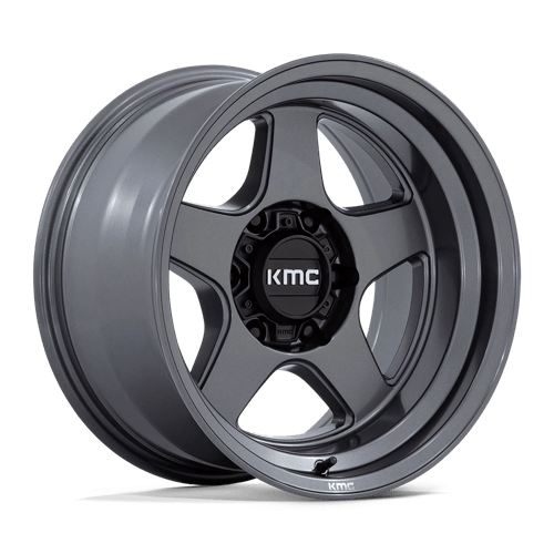 KMC KM728 LOBO MATTE ANTHRACITE 5X5.0 17X8.5 +18 71.5HB
