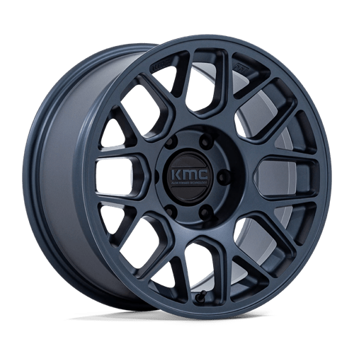 KMC KM730 HATCHET METALLIC BLUE 6X135 17X8.5 +25 87.1HB