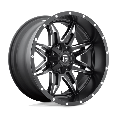 Fuel OffRoad D567 LETHAL MATTE BLACK MILLED 8X6.5 20X9 +1 125.1HB