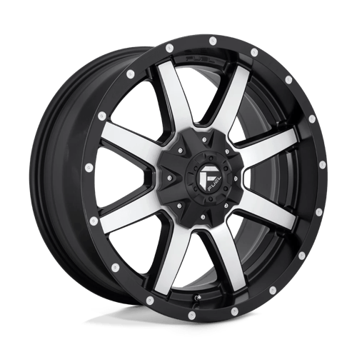 Fuel OffRoad D537 MAVERICK MATTE BLACK MACHINED 8X180 20X10 -18 124.2HB