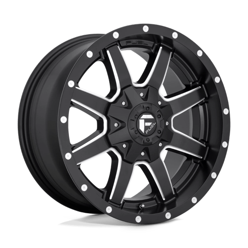 Fuel OffRoad D538 MAVERICK MATTE BLACK MILLED 6X4.5/120 17X8.5 +25 72.56HB