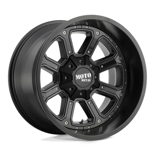 Moto Metal MO984 SHIFT MATTE BLACK W/ G-BLK INSERTS BLANK 20X12 -44 78.1HB