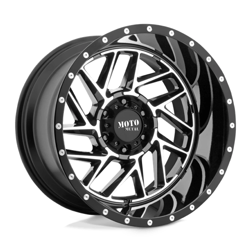 Moto Metal MO985 BREAKOUT GLOSS BLACK MACHINED 6X135 20X9 +0 87.1HB