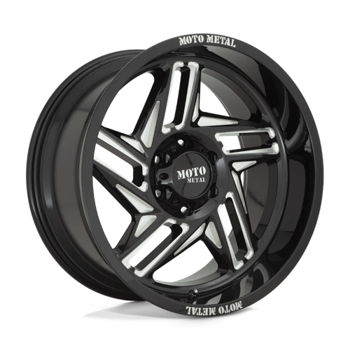 Moto Metal MO996 RIPSAW GLOSS BLACK MILLED 6X135 20X12 -44 87.1HB