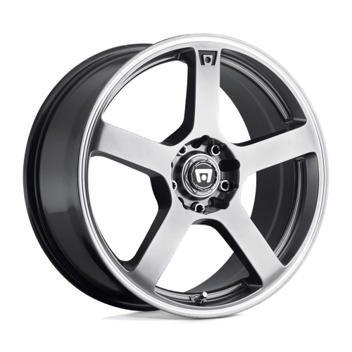 Motegi MR116 FS5 DARK SILVER W/ MACHINED FLANGE 4X100/4.5 15X6.5 +40 72.56HB