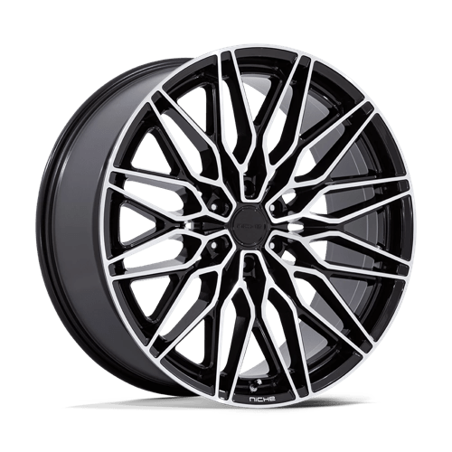 Niche NC278 CALABRIA 6 GLOSS BLACK W/ MACHINED 6X135 20X9.5 +30 87.1HB