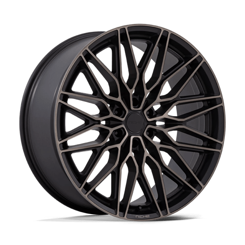 Niche NC278 CALABRIA 6 MATTE BLACK MACHINED DARK TINT 6X135 20X9.5 +30 87.1HB