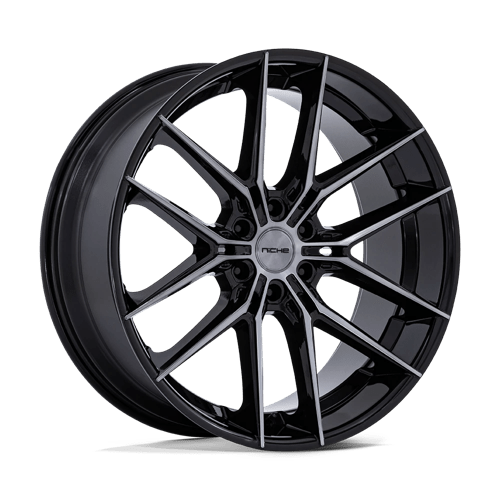 Niche NC280 PRODIGY 6 GLOSS BLACK DARK TINTED CLEAR 6X5.5 24X10 +20 106.1HB