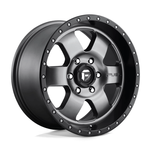 Fuel OffRoad D619 PODIUM MATTE GUN METAL BLACK BEAD RING 6X135 18X9 +20 87.1HB