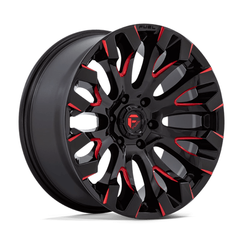 Fuel OffRoad D829 QUAKE GLOSS BLACK MILLED RED TINT 6X135 20X9 +1 87.1HB