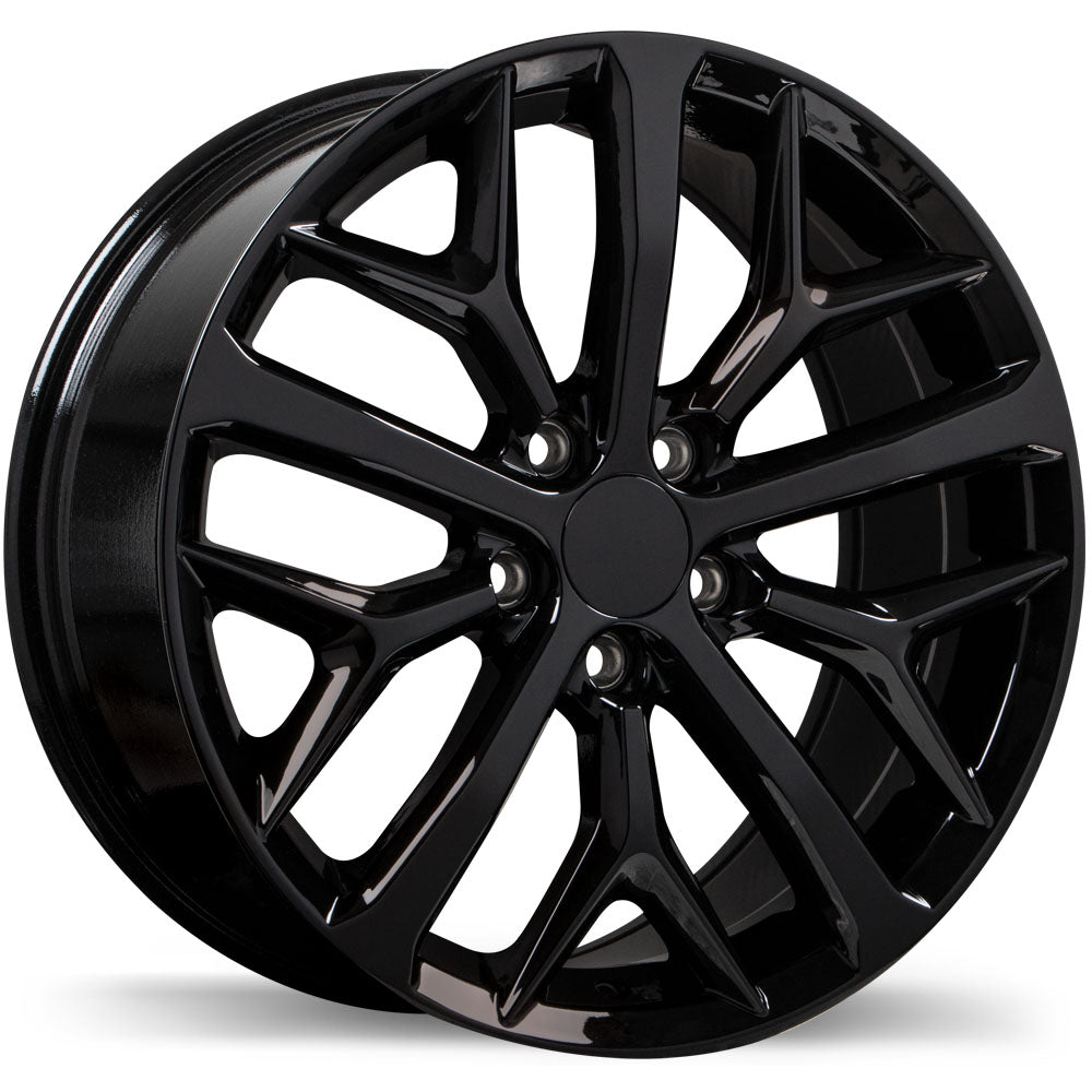 R257 18x8.0 5x114.3 +50 64.1 BLK – Carrera Customs
