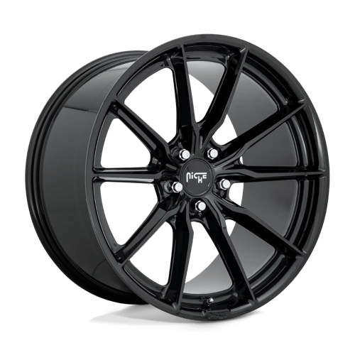 Niche M240 RAINIER GLOSS BLACK 5X115 22X10.5 +20 72.56HB