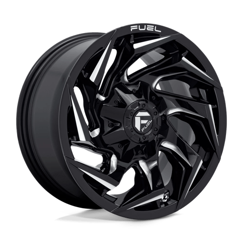Fuel OffRoad D753 REACTION GLOSS BLACK MILLED 5X5.5/150 17X9 +1 110.1HB