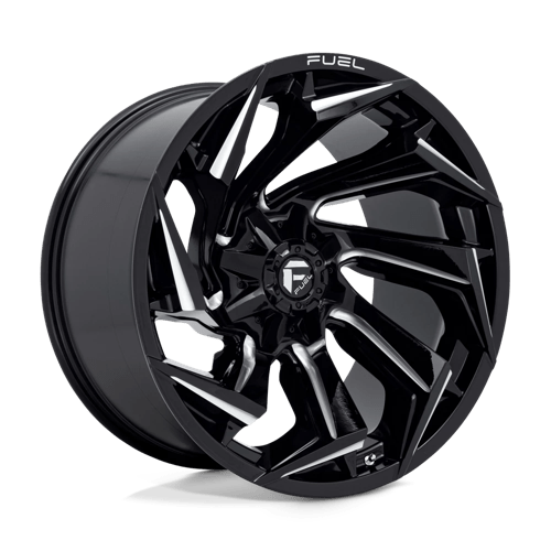 Fuel OffRoad D753 REACTION GLOSS BLACK MILLED 8X170 22X12 -44 125.1HB