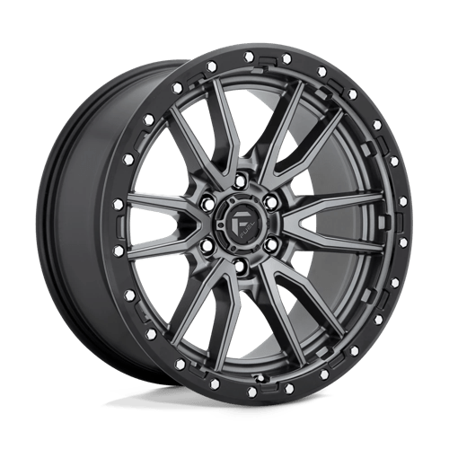 Fuel OffRoad D680 REBEL MATTE GUN METAL BLACK BEAD RING 6X5.5 20X9 +20 106.1HB