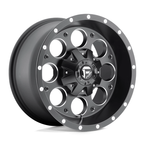 Fuel OffRoad D525 REVOLVER MATTE BLACK MILLED 6X135/5.5 17X9 -12 106.1HB