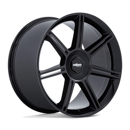 Rotiform FRA GLOSS BLACK W/ M-BLACK SPOKES 5X130 22X10 +56 71.5HB