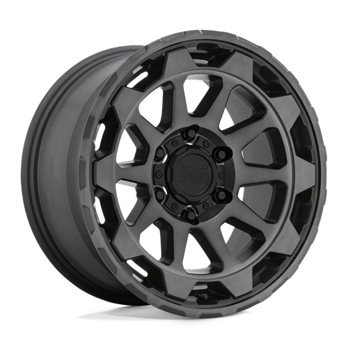 Black Rhino ROTOR MATTE GUNMETAL W/ BRUSHED FACE 6X135 20X9 +12 87.1HB