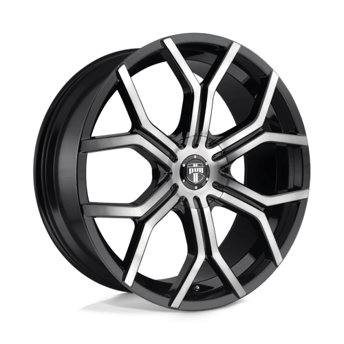 DUB S209 ROYALTY GLOSS MACHINED DOUBLE DARK TINT BLANK 22X9.5 +25 72.56HB
