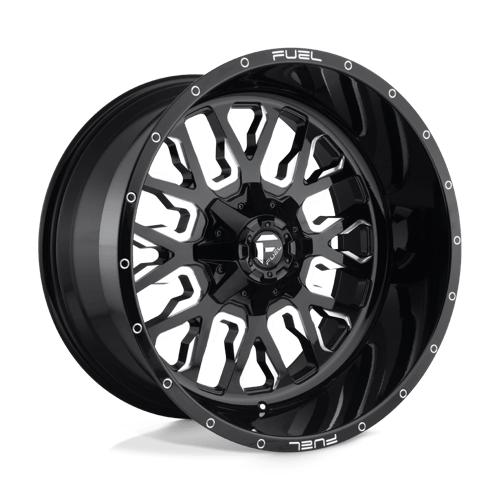 Fuel OffRoad D611 STROKE GLOSS BLACK MILLED 8X170 20X10 -18 125.1HB