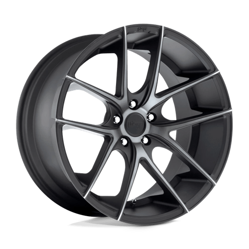 Niche M130 TARGA MATTE BLACK DOUBLE DARK TINT 5X4.25 20X8.5 +40 63.36HB