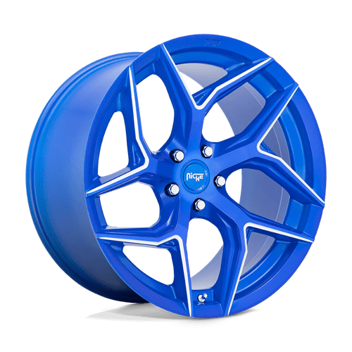 Niche M268 TORSION ANODIZED BLUE MILLED 5X112 20X10.5 +40 66.56HB