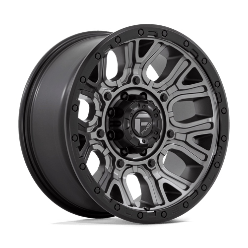 Fuel OffRoad D825 TRACTION MATTE GUNMETAL W/ BLACK RING 8X170 20X9 +1 125.1HB
