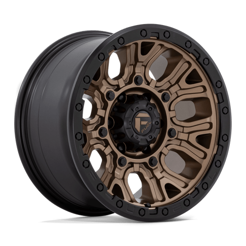 Fuel OffRoad D826 TRACTION MATTE BRONZE W/ BLACK RING 6X5.5 17X9 +1 106.1HB