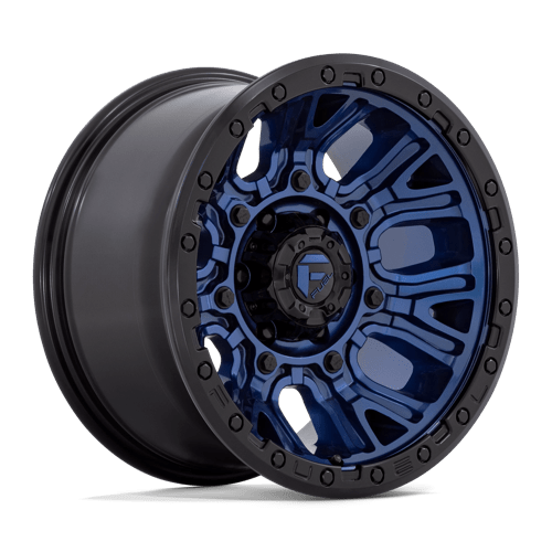 Fuel OffRoad D827 TRACTION DARK BLUE W/ BLACK RING 5X5.0 20X9 +1 71.5HB
