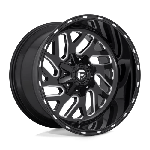 Fuel OffRoad D581 TRITON GLOSS BLACK MILLED 6X135/5.5 18X9 +1 106.1HB